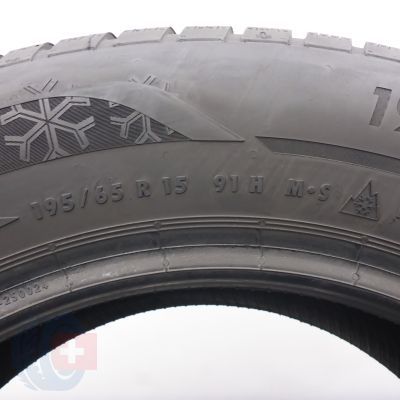 7. Opony 195/65 R15 4x ESA TECAR 91H  SuperGrip PRO Zimowe 2022/24 7,8-8mm 