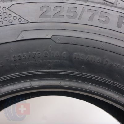 4. Opony 225/75 R16C 2x CONTINENTAL 118/116R ContiVanContact 100 Letnie 2019 Nieużywane