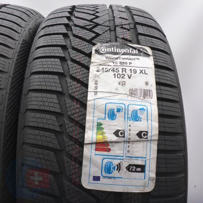 3. Opony 245/45 R19 2x CONTINENTAL 102V XL WinterContact TS 850 P Zimowe 2020/21 