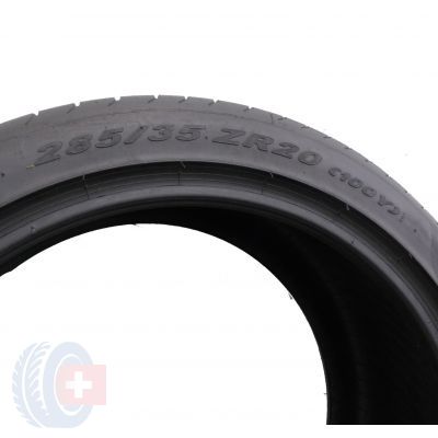 6. 2 x PIRELLI 285/35 R20 100Y P ZERO Lato 5.7-6mm