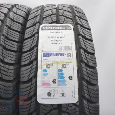 3. Opony 225/75 R16C 2x SEMPERIT 121/120R Van-Grip 3 Zimowe 2023/24 