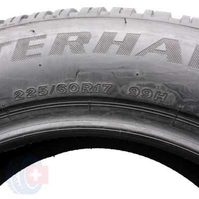 6. Opony 225/60 R17 2x FIRESTONE 99H WinterHawk4 Zimowe 2021 8.2-8.5mm Jak Nowe