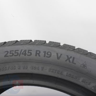 6. Opony 255/45 R19 2x CONTINENTAL 104V XL WinterContact TS 860 S Zimowe 2023 6,3mm