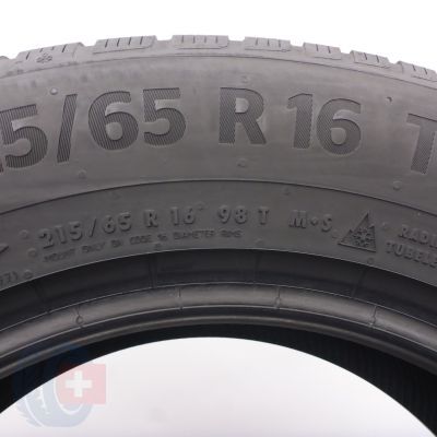 7. Opony 215/65 R16 2x CONTINENTAL 98T WinterContact TS 870 P Zimowe 2023 7,5-7mm