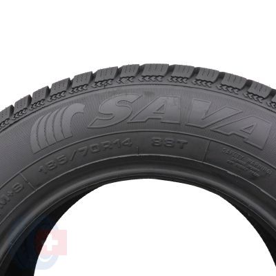 5. 4 x SAVA 185/70 R14 88T Eskimo S3+ Zima 2021 8,2-8,8mm