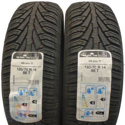 3. 4 x UNIROYAL 185/70 R14 88T MS Plus 77 Zima 2015 NIEUŻYWANE 