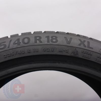 7. Opony 225/40 R18 2x CONTINENTAL 92V XL WinterContact TS 870 P Zimowe 2023 8mm