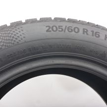4. Opony 205/60 R16 2x CONTINENTAL 96H XL WinterContact Ts860S RunFlat BMW Zimowe 2022, 2024 7,8mm