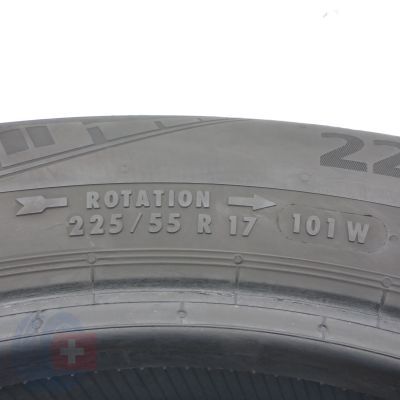 9. Opony 225/55 R17 2x CONTINENTAL 101W XL AllSeasonContact Wielosezonowe 2021 7,2mm