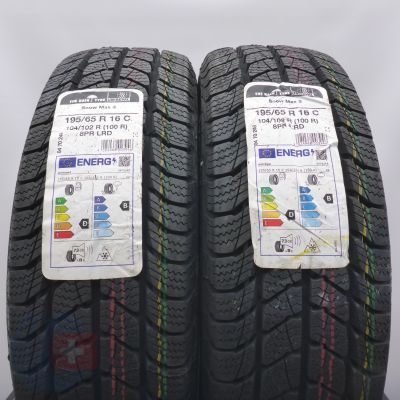 4. Opony 195/65 R16C 4x UNIROYAL 104/102R Snow Max 3 Zimowe 2021/22 