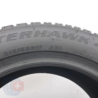 5. Opony 215/55 R17 2x FIRESTONE 98V XL Winterhawk 4 Zimowe 2026 8,8mm