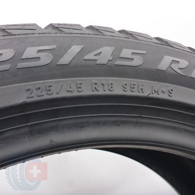 6. Opony 225/45 R18 4x PIRELLI 98H XL MO Sottozero 3 Winter Zimowe 2021 6,2-6,7mm