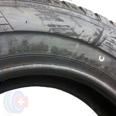4. 2 x BRIDGESTONE 195/80 R14 C 106/104R Duravis R630 Lato 2017