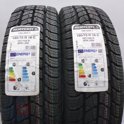 Opony 195/75 R16C 2x SEMPERIT 107/105R Van-Grip3 Zimowe 2022 Nieużywane