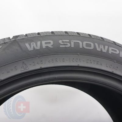 8. Opony 245/45 R18 4x NOKIAN 100V XL WR Snowproof P Zimowe 2025 8,5-8,2mm
