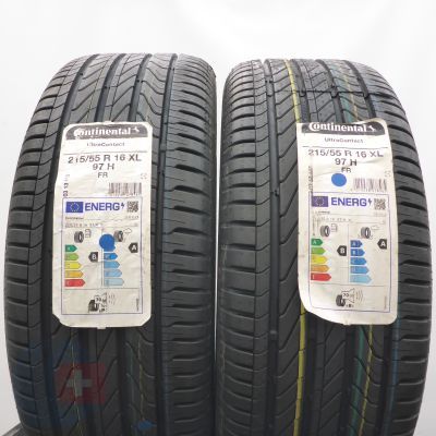 5. Opony 215/55 R16 4x CONTINENTAL 97H XL UltraContact Letnie 2023 