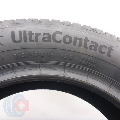 6. Opony 195/55 R15 4x CONTINENTAL 85H UltraContact Letnie 2022 
