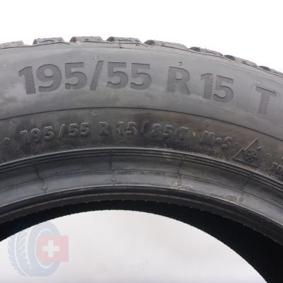5. Opony 195/55 R15 2x CONTINENTAL 85T WinterContact TS 870 Zimowe 2022 