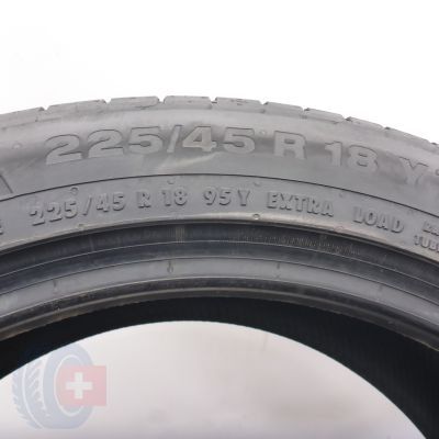 7. Opony 225/45 R18 4x CONTINENTAL 95Y XL ContiSportContact 5 M0E RFT Letnie 2022 