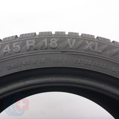7. Opony 245/45 R18 2x GISLAVED 100V EuroFrost 6 Zimowe 2022, 2023 6,5-6,8mm