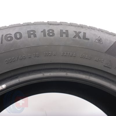 5. Opony 255/60 R18 2x CONTINENTAL 112H XL WinterContact Ts850P Zimowe 2022 7mm