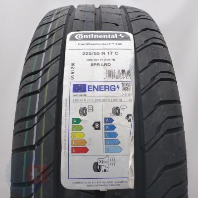 Opona 225/55 R17C 1x CONTINENTAL 109/107H ContiVanContact 200 Letnia 2026