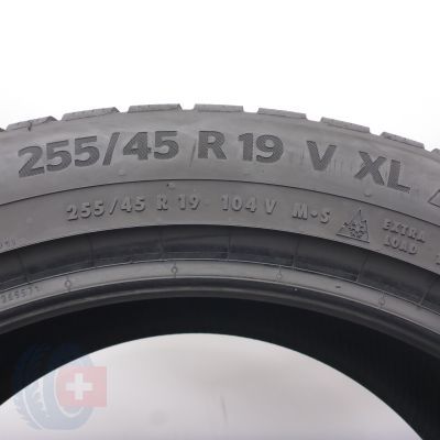4. Opony 255/45 R19 2x CONTINENTAL 104V XL WinterContact TS870P Zimowe 2024 7,2mm