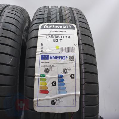 2. Opony 175/65 R14 2x CONTINENTAL 82T UltraContact Letnie 2022 