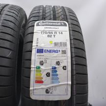 2. Opony 175/65 R14 2x CONTINENTAL 82T UltraContact Letnie 2022 