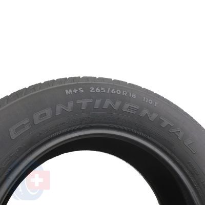 4. 2 x CONTINENTAL 265/60 R18 110T CrossContact LX Lato M+S 2017 8,2mm Jak Nowe