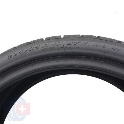 7. Opony 235/35 R19 2x PIRELLI 87V Sottozero W240 Serie II N1 Zimowe 2016 7,2mm
