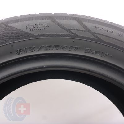 4. Opony 215/55 R17 2x HANKOOK 94V Ventus Prime2 K115 Letnie 2020 6,5mm
