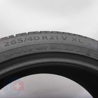 7. Opony 265/40 R21 2x CONTINENTAL 105V XL WinterContact TS 860 S Zimowe 2022 7,8-7,5mm 