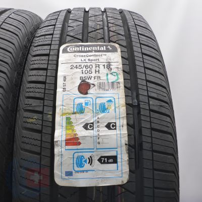 3. Opony 245/60 R18 2x CONTINENTAL 105H CrossContact LX Sport M+S Letnie 2019 