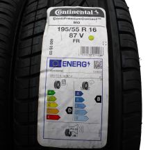 2. Opony 195/55 R16 2x CONTINENTAL 87V ContiPremiumContact M0 Letnie 2021 