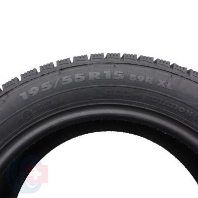 7. Opony 195/55 R15 4x NOKIAN 89R XL Nordman RS2 Zimowe 2021 Jak Nowe