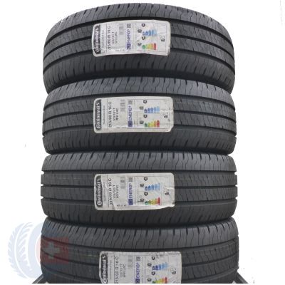 Opony 215/60 R16C 4x CONTINENTAL 103/101T ContiVanContact eco Letnie 2021 Jak Nowe