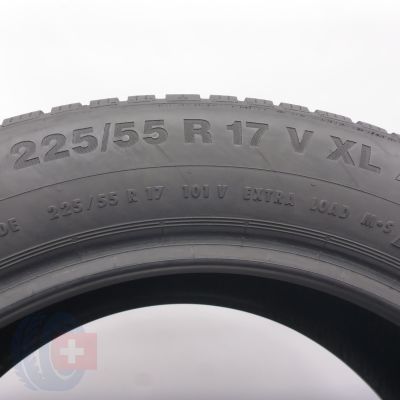 5. Opony 225/55 R17 2x CONTINENTAL 101V XL WinterContact TS850P Zimowe 2020 6,2-7,2mm