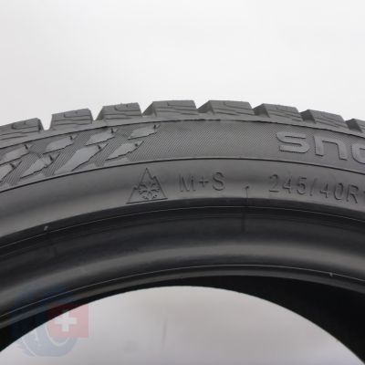 7. Opony 245/40 R19 4x NOKIAN 98V  Snowproof 1 Zimowe 2024 7,2-6,8mm