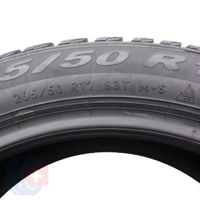 6. Opony 205/50 R17 4x PIRELLI 93T XL Cinturato Winter Zimowe 2018 Jak Nowe Nieużywane