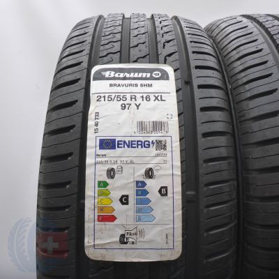 2. Opony 215/55 R16 2x BARUM 97Y XL Bravuris 5HM Letnie 2021