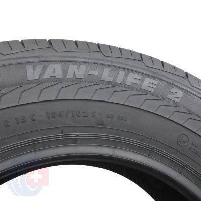 5. 2 x SEMPERIT 195/70 R15 C 104/102S Van-Life 2 Lato 6.8-7.2mm 
