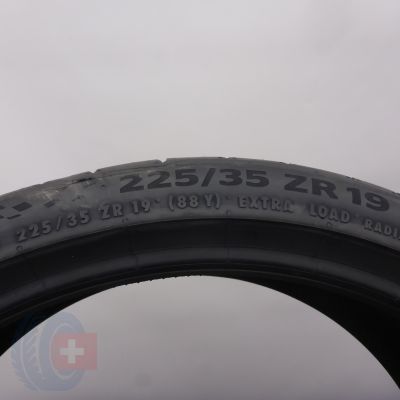 4. Opony 225/35 R19 2x CONTINENTAL 88Y XL SportContact 7 Letnie 2022 Nieużywane