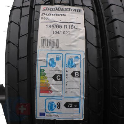 2. 4 x BRIDGESTONE 195/65 R16C 104/102T Duravis R660 Lato 2018 NIEUŻYWANE JAK NOWE 