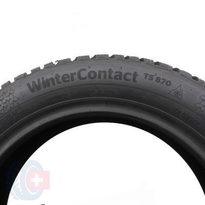 6. Opony 185/55 R16 2x CONTINENTAL 87T XL WinterContact TS870 Zimowe 2022 Jak Nowe Nieużywane