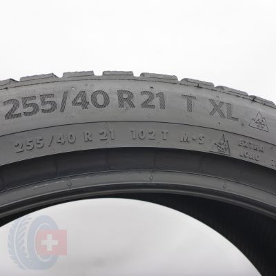 8. Opony 255/40 R21 4x CONTINENTAL 102T XL WinterContact TS 870 P Zimowe 2024 8-7,8mm
