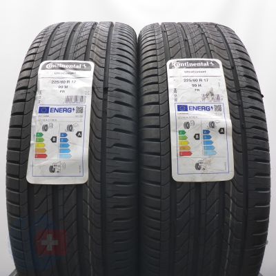 4. Opony 225/60 R17 4x CONTINENTAL 99H UltraContact Letnie 2024 