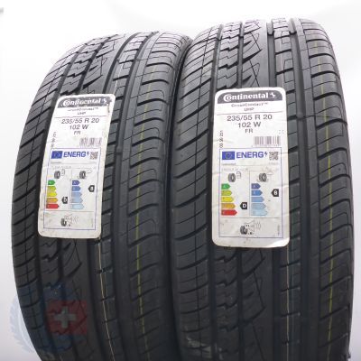 4. Opony 235/55 R20 4x CONTINENTAL 102W CrossContact UHP Letnie 2022 