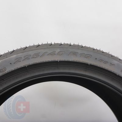 6. Opony 225/40 R19 2x PIRELLI 89Y P Zero RFT BMW Letnie 2021 