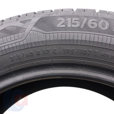 5. 4 x CONTINENTAL 215/60 R17C 109/107T VanContact Eco Lato 2019, 2021 Jak Nowe 7,7-8mm